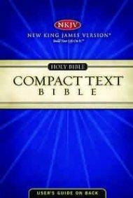 NKJV Compact Bible: Black, Hardback