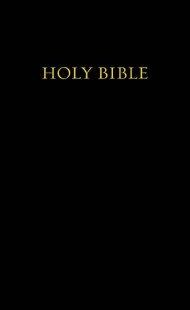 KJV Personal Size Bible: Black Hardback, Giant Print