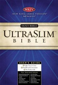 NKJV Slimline Bible: Blue, Bonded Leather