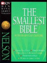 NKJV Smallest Bible: Snap Flap Closure