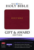 NKJV Gift and Award Bible: Burgundy, Leatherflex