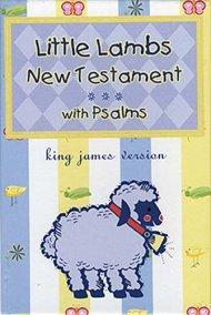 KJV Little Lambs' New Testament with Psalms and Proverbs: White, Leatherflex
