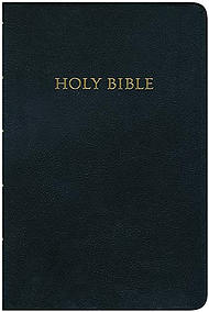 KJV Giant Print Bible: Black, Leatherflex 