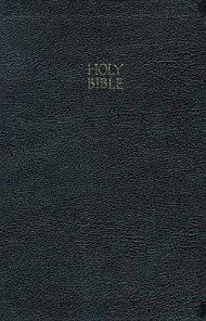 KJV Giant Print  Bible: Black,  Bonded Leather