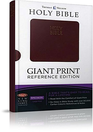 NKJV Budget Reference Bible: Burgundy, Giant Print