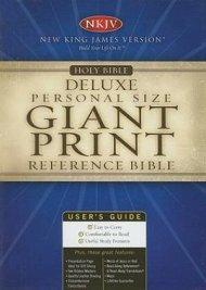 NKJV Personal Size Giant Print Bible Burgundy Bonded Leather Thumb Indexed