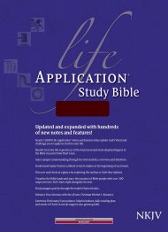 NKJV Life Application Study Bible: Burgundy, Bonded Leather, Thumb Index