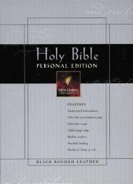 NLT Personal Bible: Black, Bonded Leather