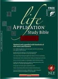 NLT Life Application Study Bible: Burgundy, Imitation Leather