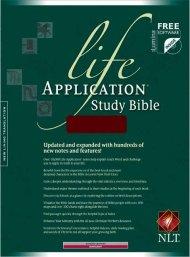 NLT Life Application Study Bible: Burgundy, Bonded Leather