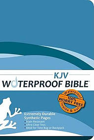 KJV Waterproof Bible Blue