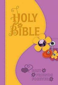 ICB Best Friends Forever Bible: Pink/Orange, Imitation Leather