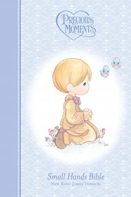 NKJV Precious Moments Bible: Blue, Hardback