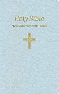 Kjv Baby Bible New Testament with Psalms: Blue, Leatherflex