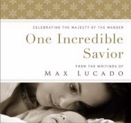One Incredible Savior Hb