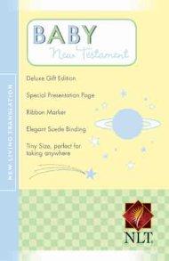 NLT Baby New Testament: Blue, Leatherlike