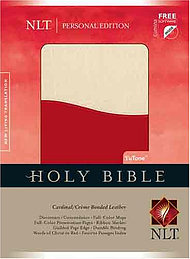 NLT Personal Bible: Cardinal & Creme Tutone, Bonded Leather