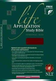 NLT Life Application Study Bible: Burgundy, Bonded Leather, Personal Size