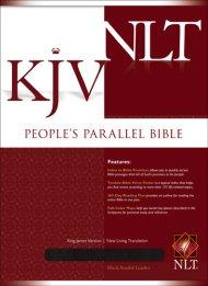KJV / NLT People's Parallel Bible: Black, Bonded Leather