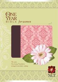 NLT One Year Bible for Women: Mocca & Blush, Leathersoft