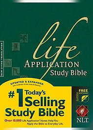 NLT Life Application Study Bible: Hardback, Thumb Indexed