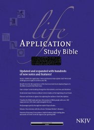NKJV Life Application Study Bible: Black, Bonded Leather, Thumb Indexed