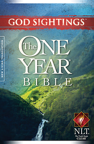 NLT God Sightings The One Year Bible: Paperback