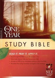 NLT One Year Study Bible: Hardback