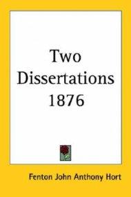 Two Dissertations 1876