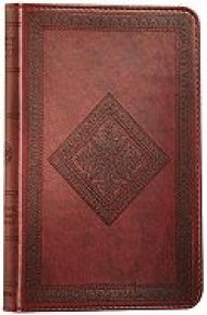 ESV Compact Diamond Design Bible: Chestnut, Tru-tone