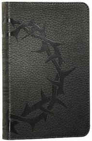 ESV Compact Bible: Charcoal, Crown Design, TruTone