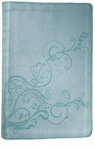 ESV Compact Bible: SkyBlue, Ivy Design, TruTone