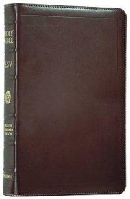 ESV Personal Size Reference Bible: Brown, Lambskin
