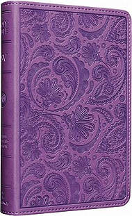 ESV Compact Bible: Purple, Paisley Design, TruTone