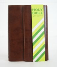 NIV Pocket Brown Imitation Leather