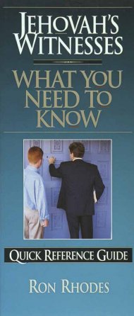 Jehovah's Witnesses:What You Need to Know