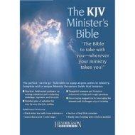 KJV Ministers Bible: Burgundy, Leather