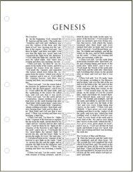 NASB Loose-Leaf Bible: (pages only)