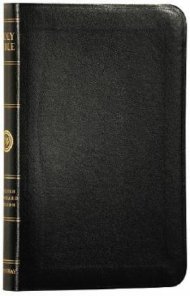 ESV Personal Size Reference Bible: Black, Genuine Leather