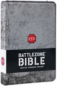 ESV Battlezone Bible: Weathered Cross Design, Metal Case