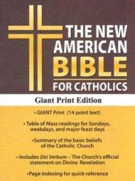 NAB for Catholics, Giant Print: Bonded Leather