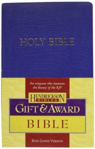 KJV Gift & Award Bible, Blue, Imitation Leather