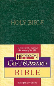 KJV Gift & Award Bible: Dark Green, Imitation Leather