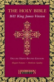 KJV 1611 Bible Deluxe Edition: Black Genuine Leather