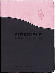 NIV Fire Bible: Global Study Edition, Flexisoft, Pink and Chocolate