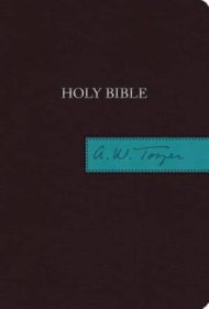 KJV AW Tozer Bible Flexi-soft Imitation Leather Brown with Teal trim