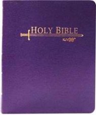 KJV Personal Size Easy Reading Sword Bible: Purple, Bonded Leather