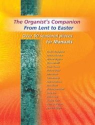 Organist's Companion From Lent To Easter-manuals
