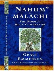 Nahum - Malachi : People's Bible Commentary