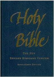 NRSV Pew Bible: Blue, Hardback